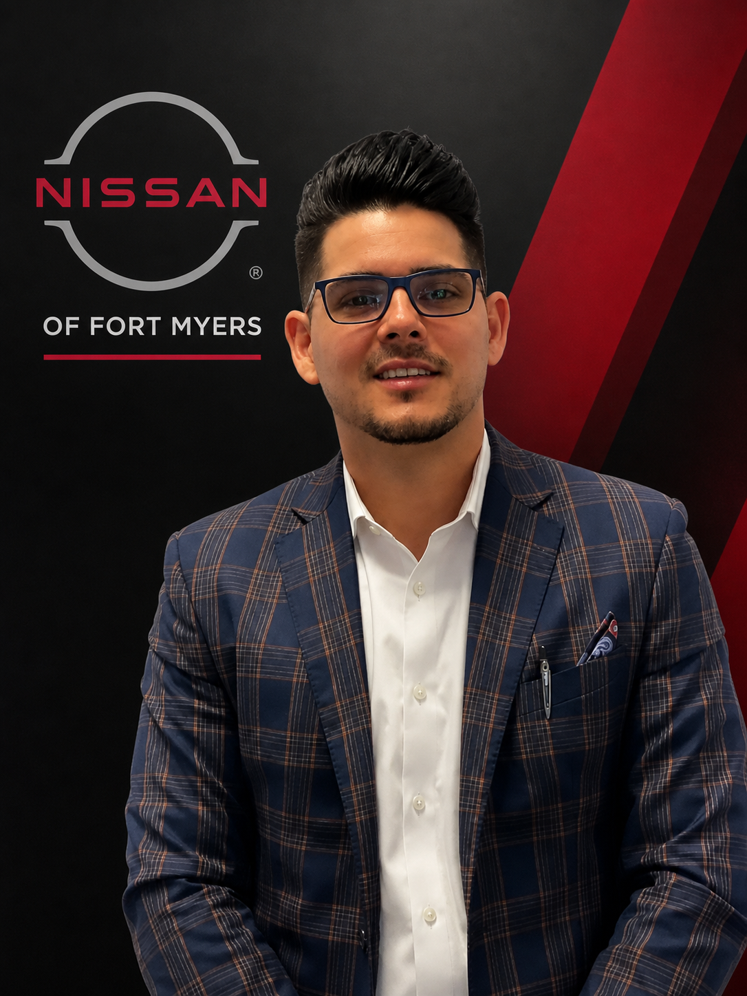 Finance Director Jose Soto in Management Department at Nissan of Fort Myers